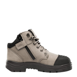 Parkes Zip: Scuff Cap Work Boots 312658 Zip Up Boots Steel Blue