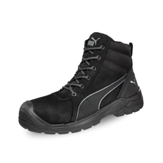 Tornado Safety Boots Black 630797 Zip Up Work Boots Puma   