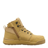 Evolution Lace Up & Side Zip 5" Steel Toe Safety Boot Lace Zip Boot Hard Yakka