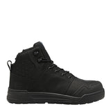 Evolution Lace Up & Side Zip 5" Steel Toe Safety Boot Lace Zip Boot Hard Yakka