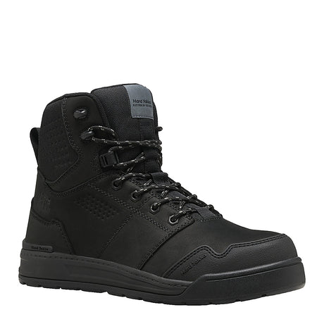 Evolution 6" Steel Toe Safety Boot Lace Up Boot Hard Yakka Black Mens AU 6