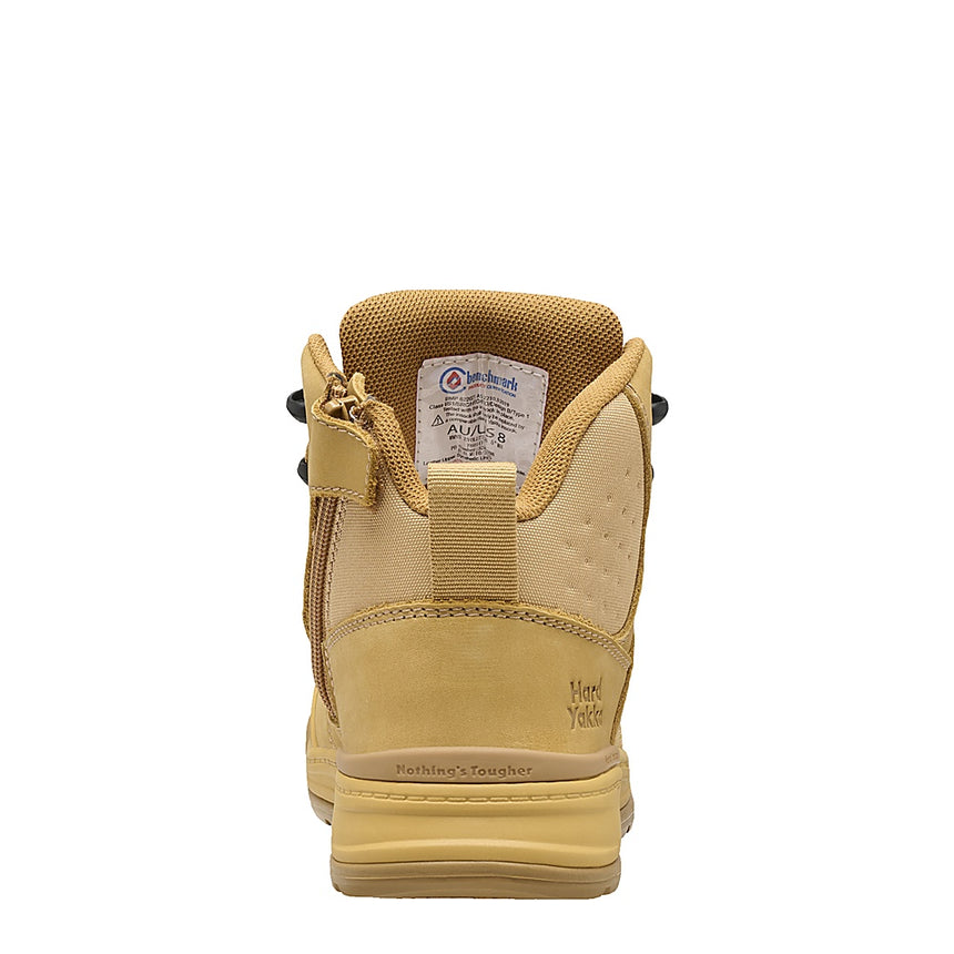 Evolution Women's 5" Steel Toe Safety Boot Lace Zip Boot Hard Yakka