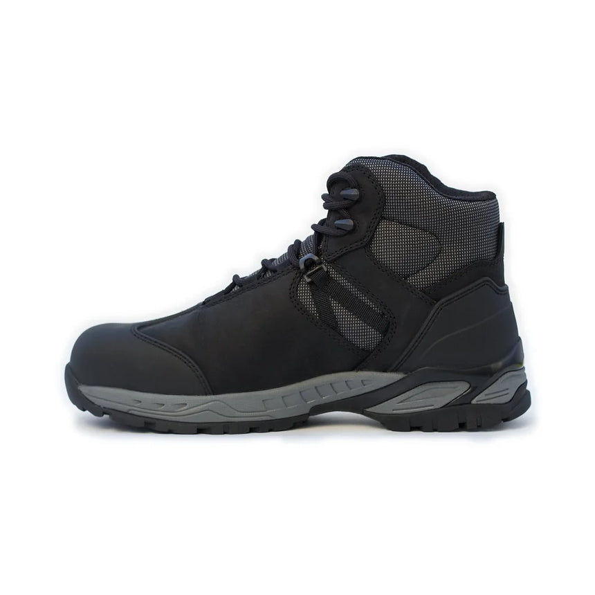 New Balance Safety Work Boots Allsite Waterproof - Black Zip Up Work Boots New Balance   