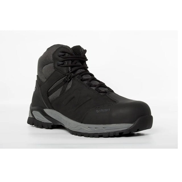 New Balance Safety Work Boots Allsite Waterproof - Black Zip Up Work Boots New Balance   