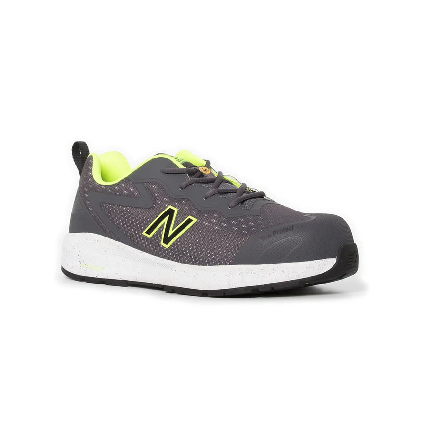 New Balance Safety Work Shoes Logic Grey/Lime Work Shoes New Balance   