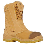 Bennu Rigger Boot - Wheat K27173 Zip Up Boots KingGee   