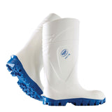 White Steplite X PU Safety Gumboots Gumboots Bekina   