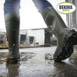 White Steplite X PU Safety Gumboots Gumboots Bekina   