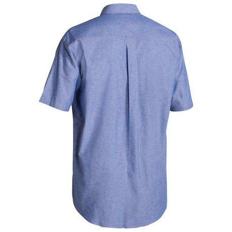Chambray Short Sleeve Shirt Short Sleeve Shirts Bisley   