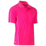 Cool Mesh Polo With Reflective Piping BK1425 Polos Bisley