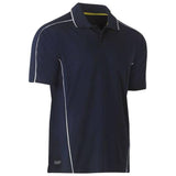 Cool Mesh Polo With Reflective Piping BK1425 Polos Bisley