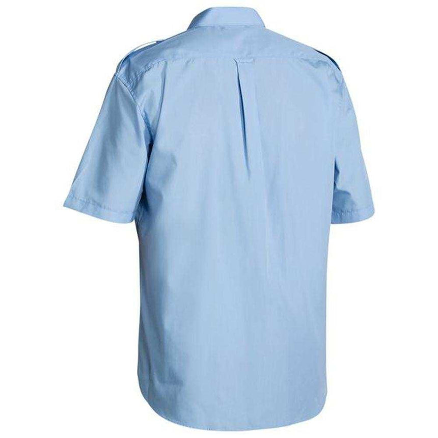 Epaulette Shirt Short Sleeve Shirts Bisley   