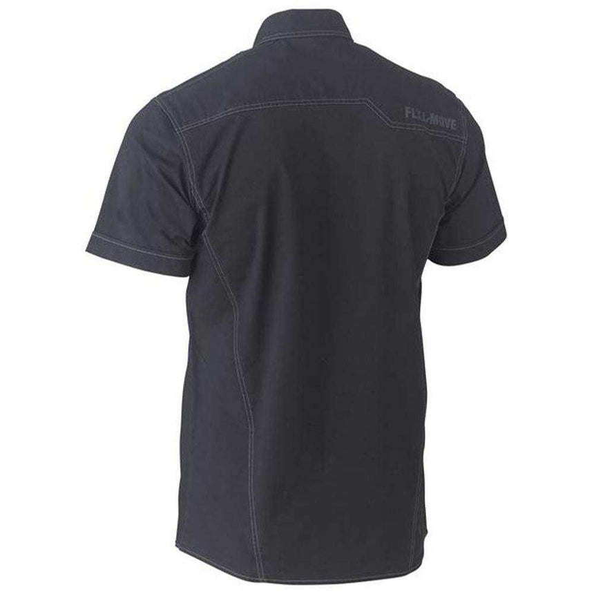 Flex And Move™ Utility Short Sleeve Work Shirt Short Sleeve Shirts Bisley   