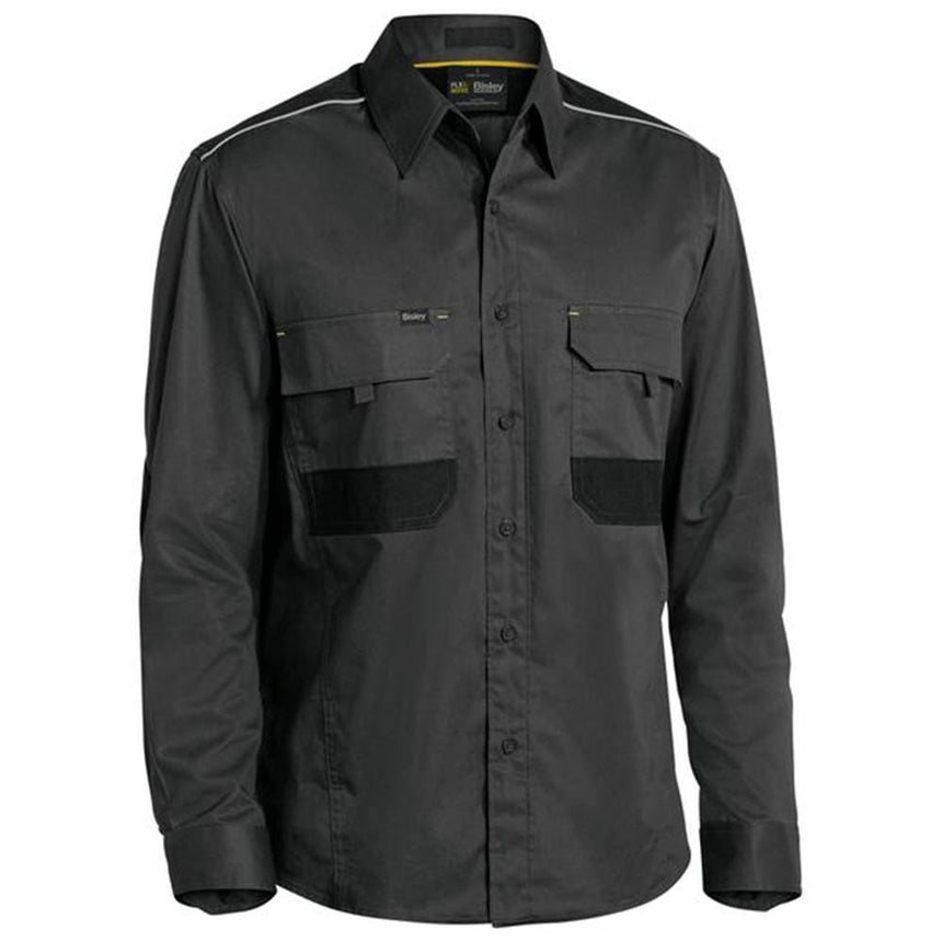 Flx and Move™ Mechanical Stretch Shirt Long Sleeve Shirts Bisley   