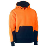 Hi-Vis Fleece Hoodie Pullover Hoodies Bisley   