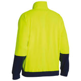 Hi-Vis Polarfleece Zip Pullover Sweaters Bisley   