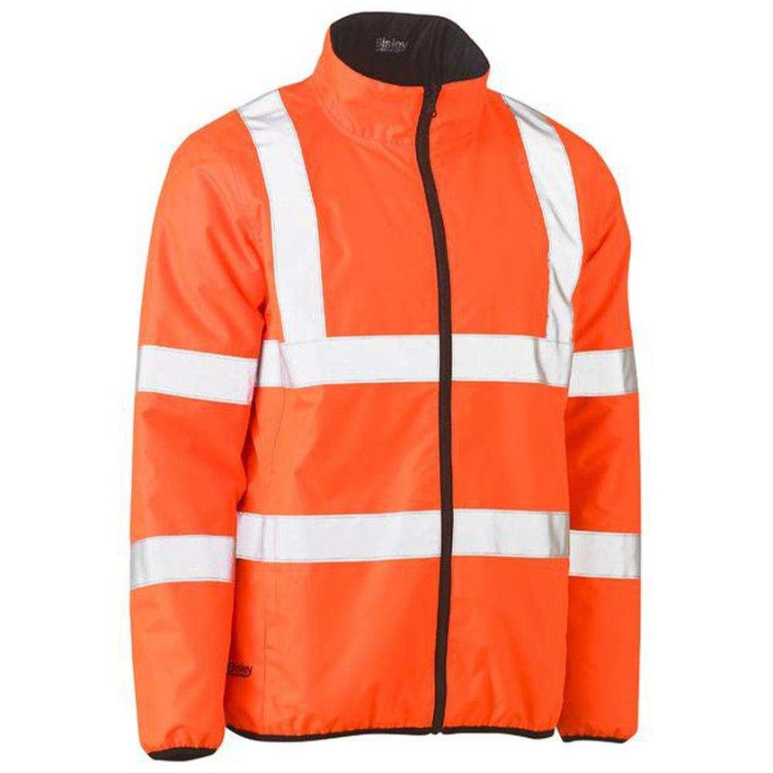 Taped Hi-Vis Reversible Puffer Jacket Jackets Bisley Orange XS 