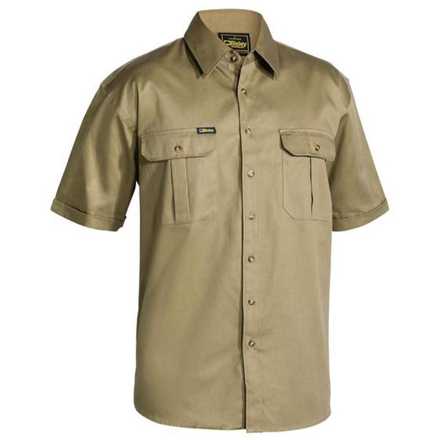 Original Cotton Drill Short Sleeve Shirt Short Sleeve Shirts Bisley   