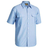 Oxford Short Sleeve Shirt Shirts Bisley