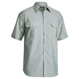 Oxford Short Sleeve Shirt Shirts Bisley