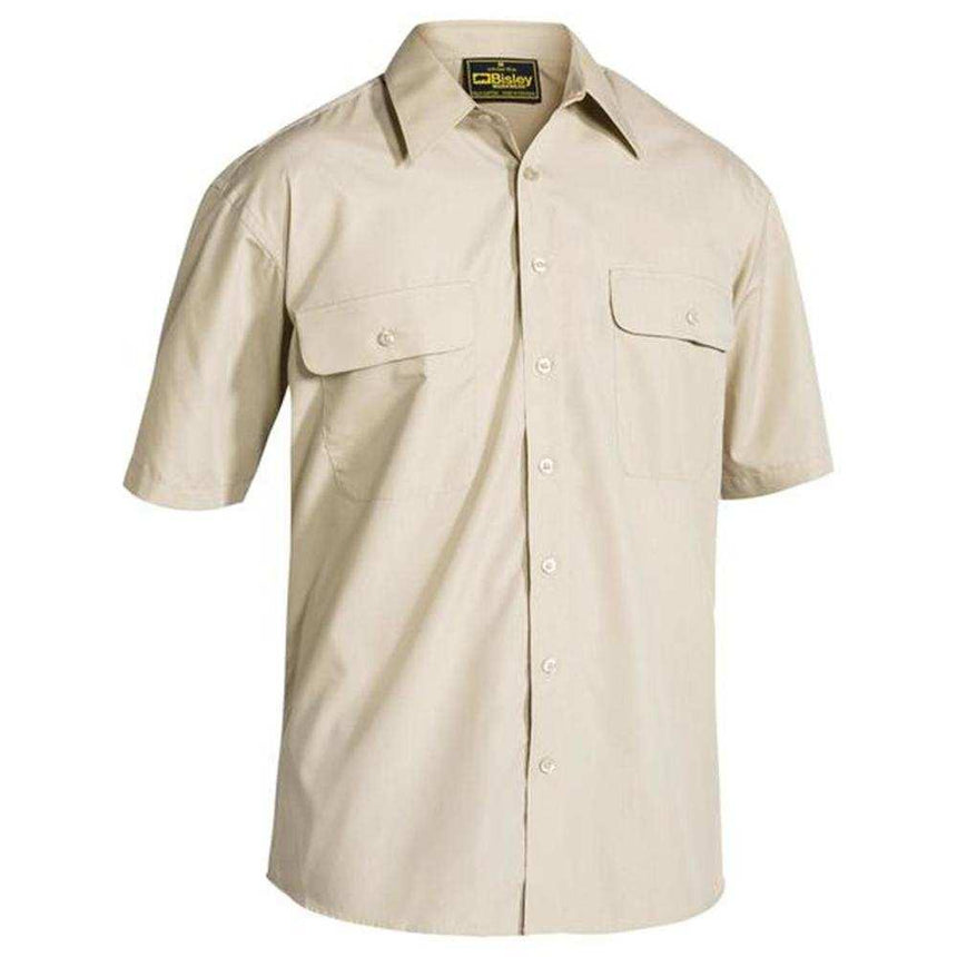 Permanent Press Short Sleeve Shirt Short Sleeve Shirts Bisley   