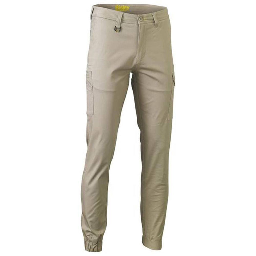 Stretch Cotton Drill Cargo Cuffed Pants Pants Bisley   