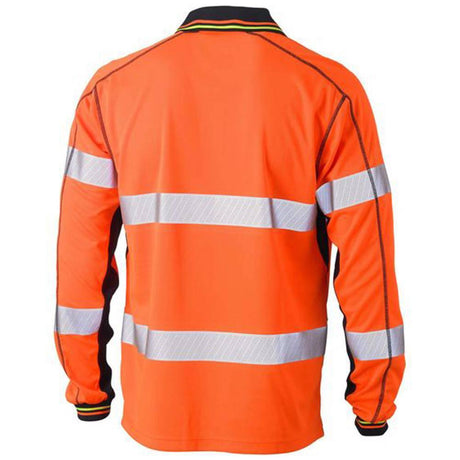 Taped Hi-Vis Polyester Mesh Polo Polos Bisley   