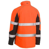 Taped Hi-Vis Puffer Jacket With Stand Collar BJ6829T Jackets Bisley