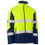 Taped Hi-Vis Puffer Jacket With Stand Collar BJ6829T Jackets Bisley