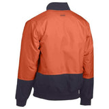 Two Tone Hi-Vis Bomber Jacket BJ6730 Jackets Bisley