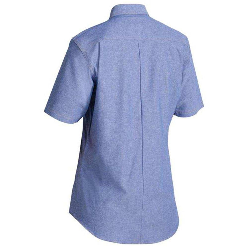 Women's Chambray Short Sleeve Shirt Short Sleeve Shirts Bisley   