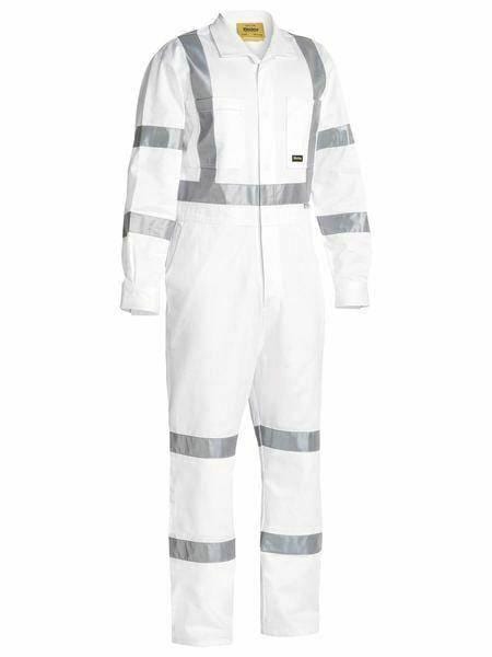 X Taped Biomotion Cotton Drill Coverall BC6806T Overalls Bisley