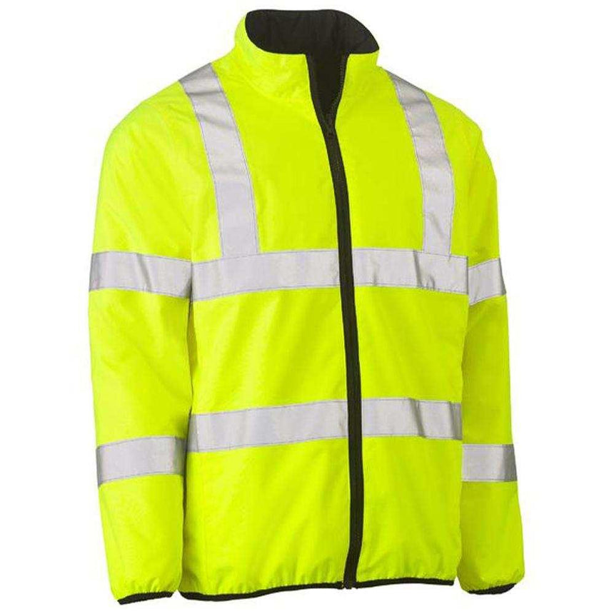 Taped Hi-Vis Reversible Puffer Jacket Jackets Bisley Yellow XS 