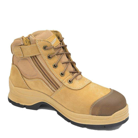 318 Zip Up Safety Boots Zip Up Boots Blundstone   