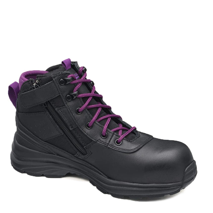 887 Women's Safety Joggers Zip Up Boots Blundstone   