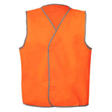 Hi Vis Safety Vest Vests Canura 100% Polyester Orange S