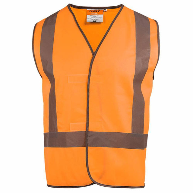Hi Vis H Pattern Taped Safety Vest Vests Canura   