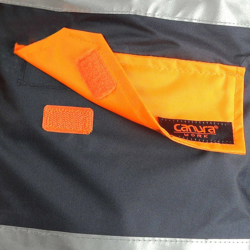 Hi Vis Rain Jacket Orange Jackets Canura   