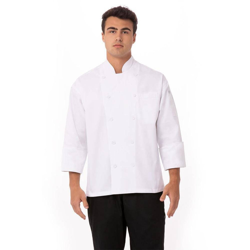 Lyon Executive Chef Jacket Chef Jackets Chef Works 32 White 