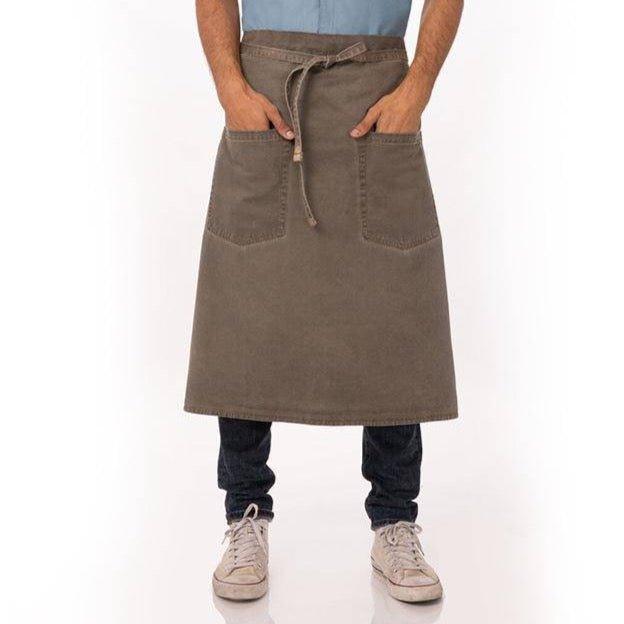 Dorset Bistro Apron Aprons Chef Works Earth Brown  