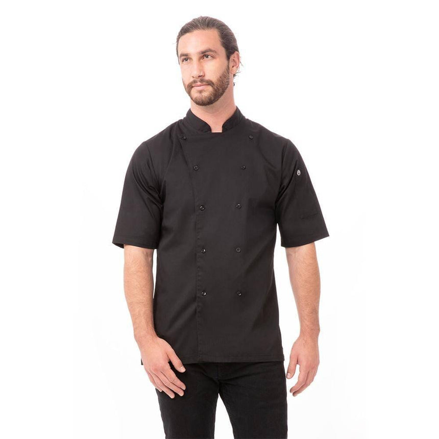 Men's Avignon Bistro Shirt Chef Shirts Chef Works S Black 