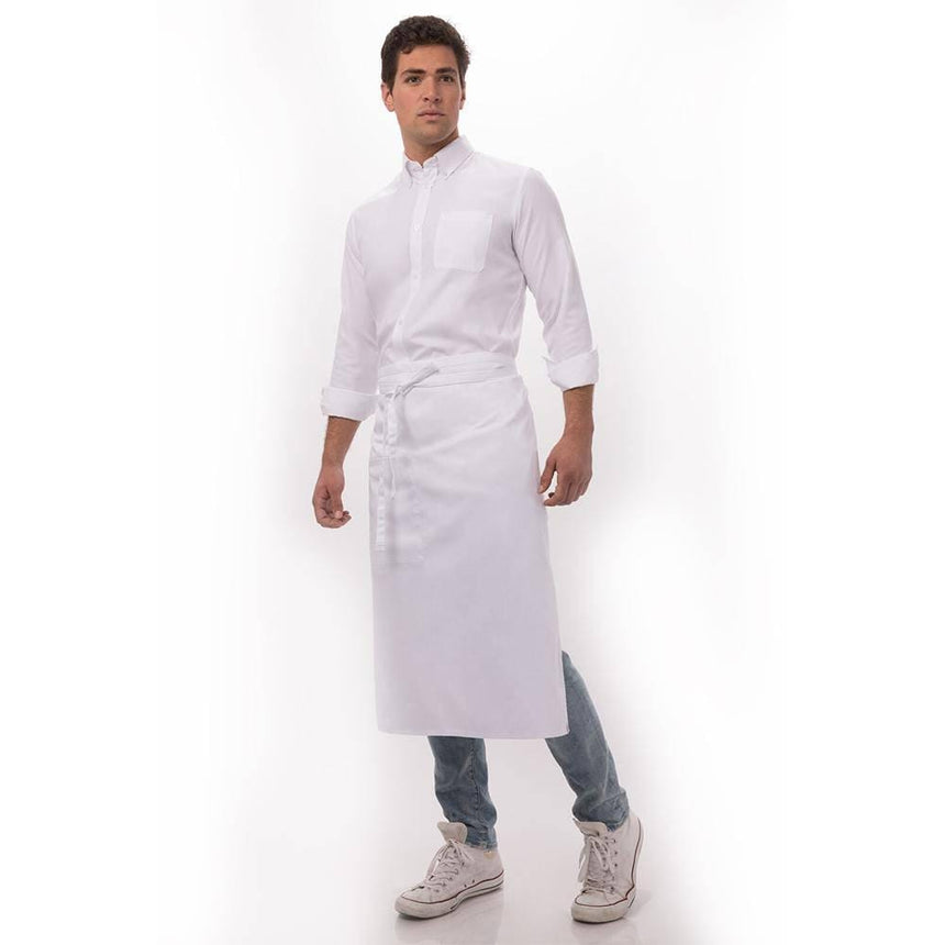 Bistro Apron Aprons Chef Works White  