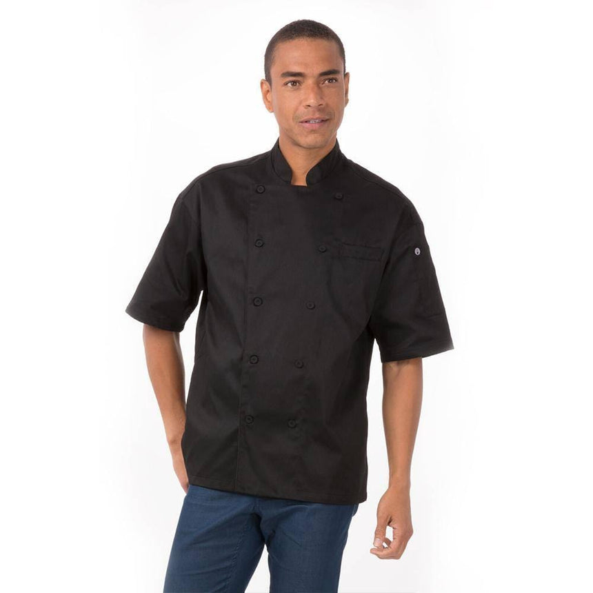 Palermo Executive Chef Jacket Chef Jackets Chef Works XS Black 