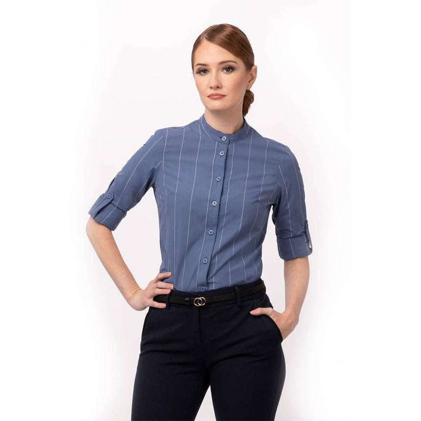 Women's Voce Shirt Chef Shirts Chef Works XS Blue 