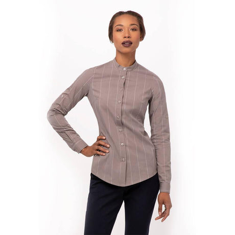 Women's Voce Shirt Chef Shirts Chef Works XS Taupe 