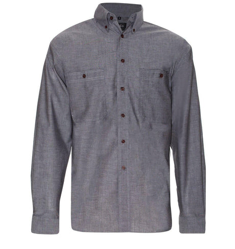 Men's Chambray Cotton Office Shirts Shirts Colbest