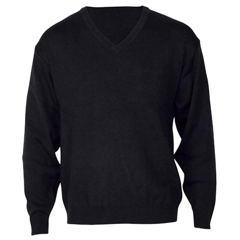 Knitwear Sweater Black V Neck Jumper Mens Colbest Men's Knitted V
