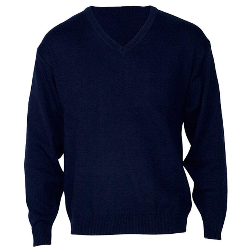 Men's Knitted V Neck Jumper Sweaters Colbest   