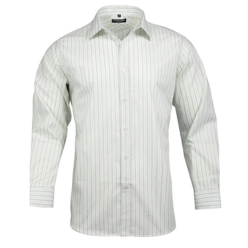 Men's Fine Cotton Shirt Long Sleeve Shirts Cottonize Green (660G) 38 