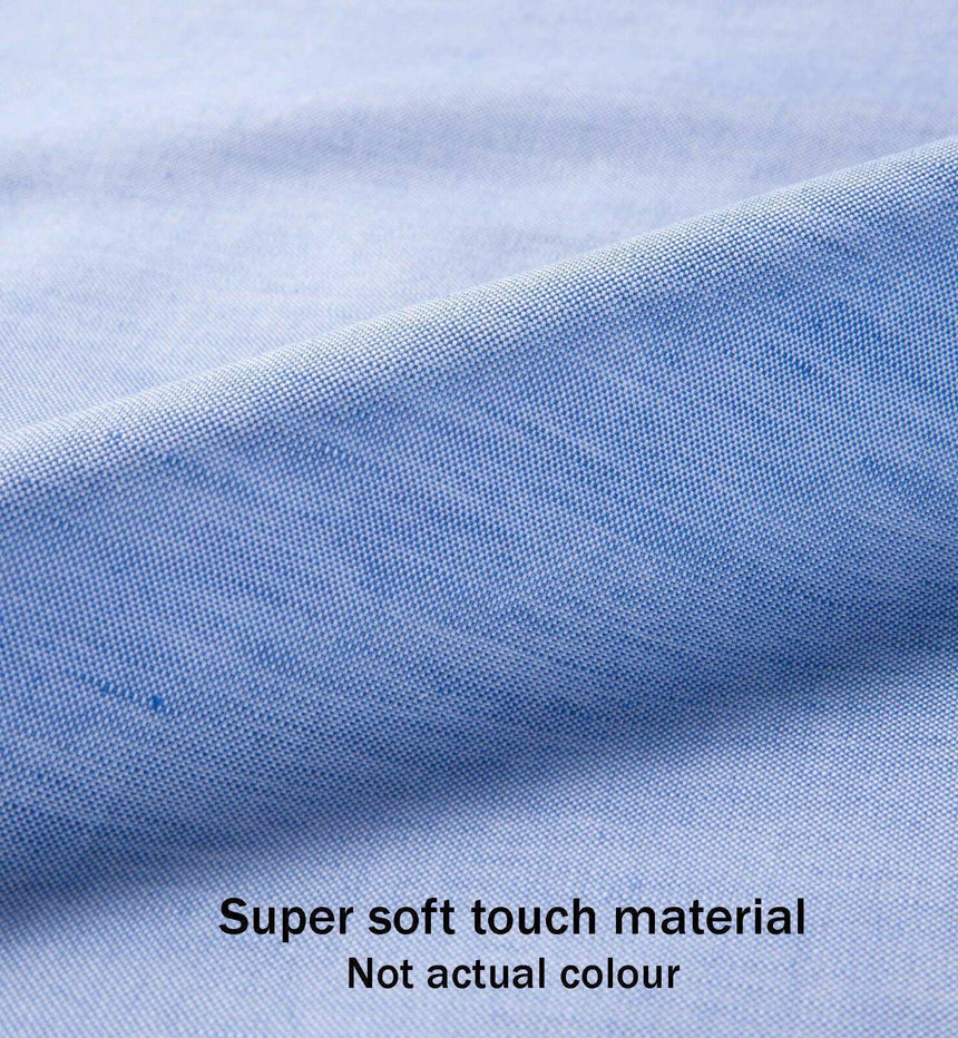 Linen Mid Blue Shirt Long Sleeve Shirts Cottonize   